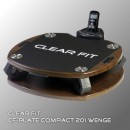 Виброплатформа Clear Fit CF-PLATE Compact 201 WENGE - магазин СпортДоставка. Спортивные товары интернет магазин в Новороссийске 