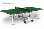Теннисный стол для помещения Compact LX green усовершенствованная модель стола 6042-3 s-dostavka - магазин СпортДоставка. Спортивные товары интернет магазин в Новороссийске 
