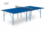 Теннисный стол для помещения swat Hobby 2 blue любительский стол для использования в помещениях 6010 s-dostavka - магазин СпортДоставка. Спортивные товары интернет магазин в Новороссийске 