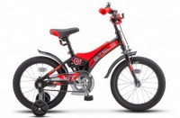 Детский велосипед Stels Jet 16" Z010 черный красный 2022 - магазин СпортДоставка. Спортивные товары интернет магазин в Новороссийске 