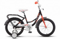 Детский велосипед Stels Flyte 18" Z011 Чёрный красный 2022 - магазин СпортДоставка. Спортивные товары интернет магазин в Новороссийске 