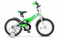 Детский велосипед Stels Jet 16" Z010 зеленый белый  2022 - магазин СпортДоставка. Спортивные товары интернет магазин в Новороссийске 