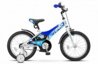 Детский велосипед Stels Jet 16" Z010 синий белый 2022 - магазин СпортДоставка. Спортивные товары интернет магазин в Новороссийске 