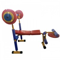 Силовой тренажер детский скамья для жима DFC VT-2400 для детей дошкольного возраста s-dostavka - магазин СпортДоставка. Спортивные товары интернет магазин в Новороссийске 
