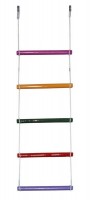 Детская веревочная лестница для ДСК 5 перекладин цвет радуга ЛВ5-3А - магазин СпортДоставка. Спортивные товары интернет магазин в Новороссийске 