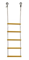 Детская веревочная лестница для ДСК  5 перекладин желтая ЛВ5-2В - магазин СпортДоставка. Спортивные товары интернет магазин в Новороссийске 