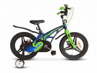 Детский велосипед Stels Galaxy Pro 16" V010 зеленый 2022 - магазин СпортДоставка. Спортивные товары интернет магазин в Новороссийске 